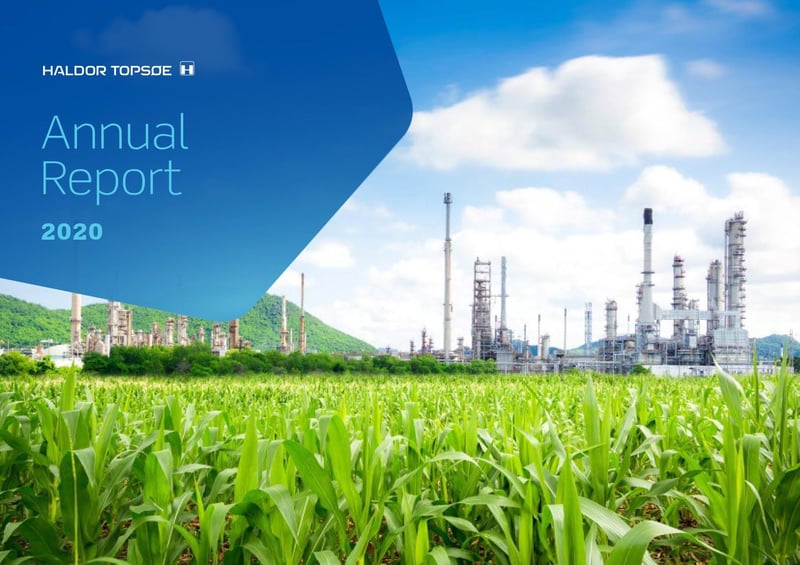 Annual results 2020 – Strong financial performance despite COVID-19: 5% revenue growth driven by high demand for Topsoe’s market-leading technologies