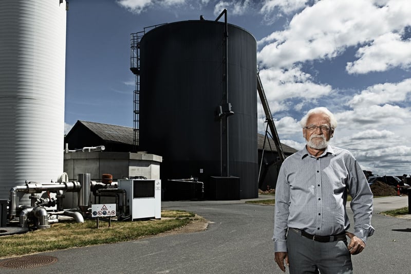 Project Leader, Senior Principal Scientist John Bøgild Hansen at the research facility in Foulum, Denmark, where Haldor Topsoe and University of Aarhus are also demonstrating a more efficient use of biogas.  