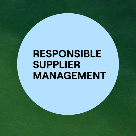 Responsible supplier management | Key sustainability goals tracker | Topsoe