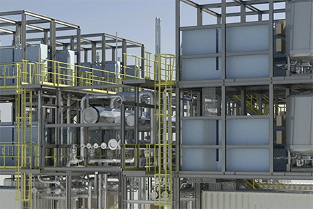 Modular SOEC structure with multiple cores designed for scalable production