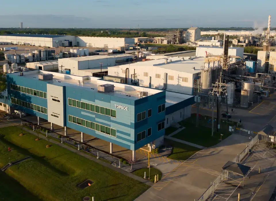 Topsoe’s Bayport site in Pasadena, Texas, has operated for more than 50 year