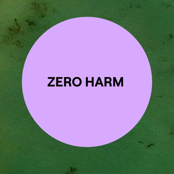 Zero harm | Key sustainability goals tracker | Topsoe