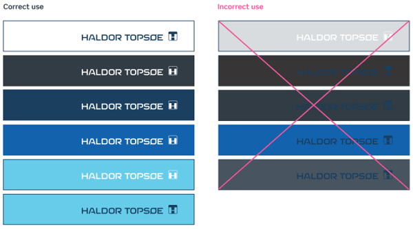 Haldor Topsoe logo backgrounds