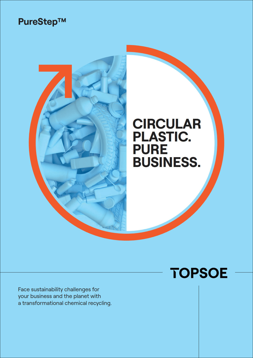 Circular plastic brochure