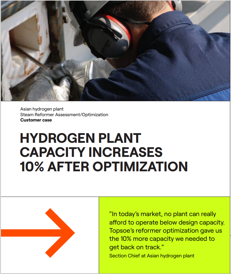 Hydrogen Plant Capacity Increases 10% After Optimization