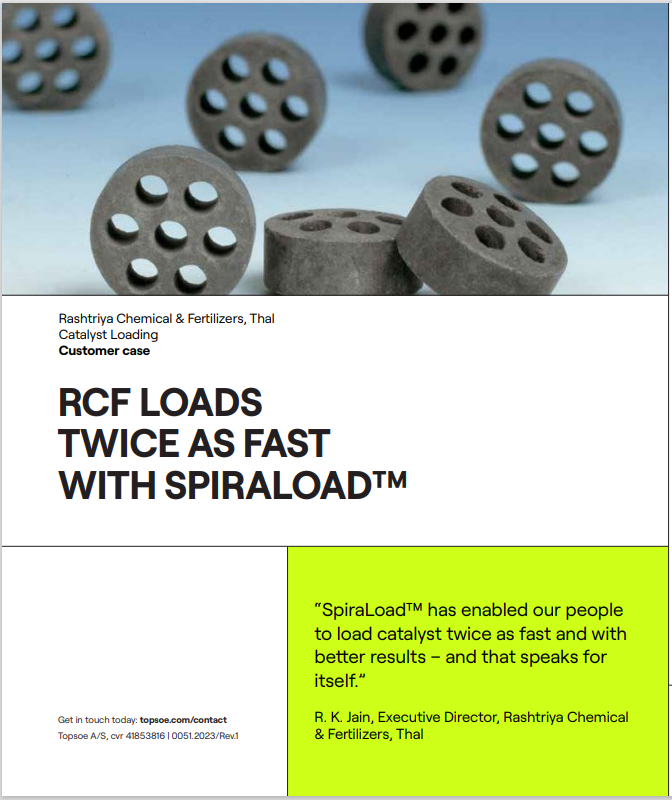 RCF loads twice as fast with spiraload™