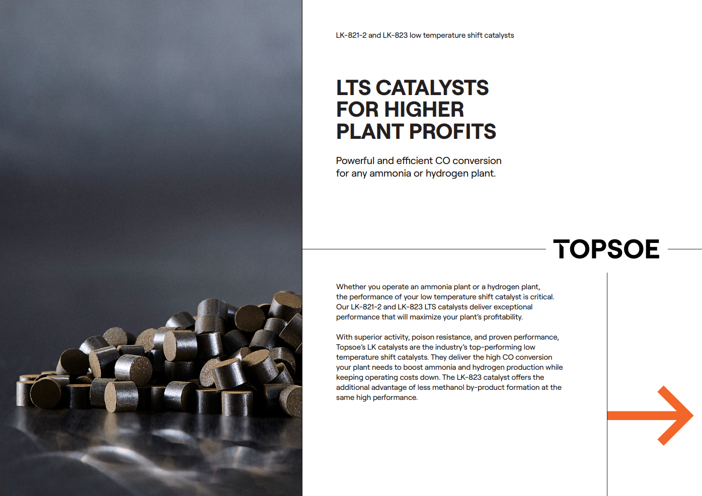 LTS catalysts for higher plant profits