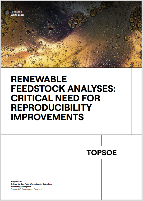 Renewable feedstock analyses: Critical need for reproducibility improvements