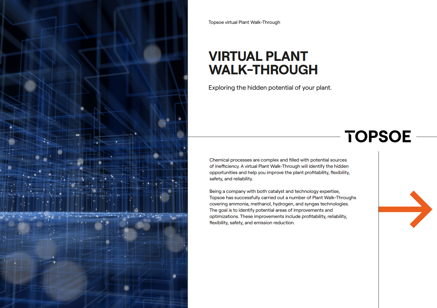 Virtual plant walk-through