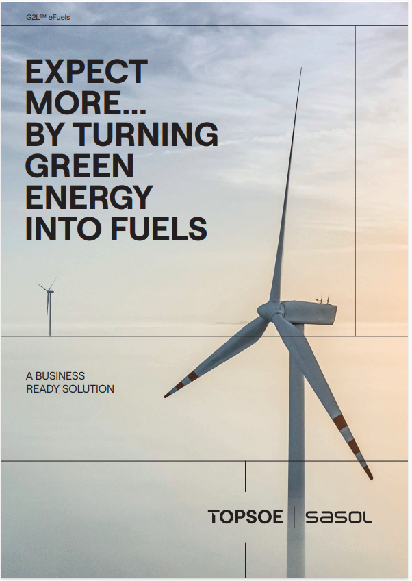 Expect more...by turning green energy into fuels with G2L™