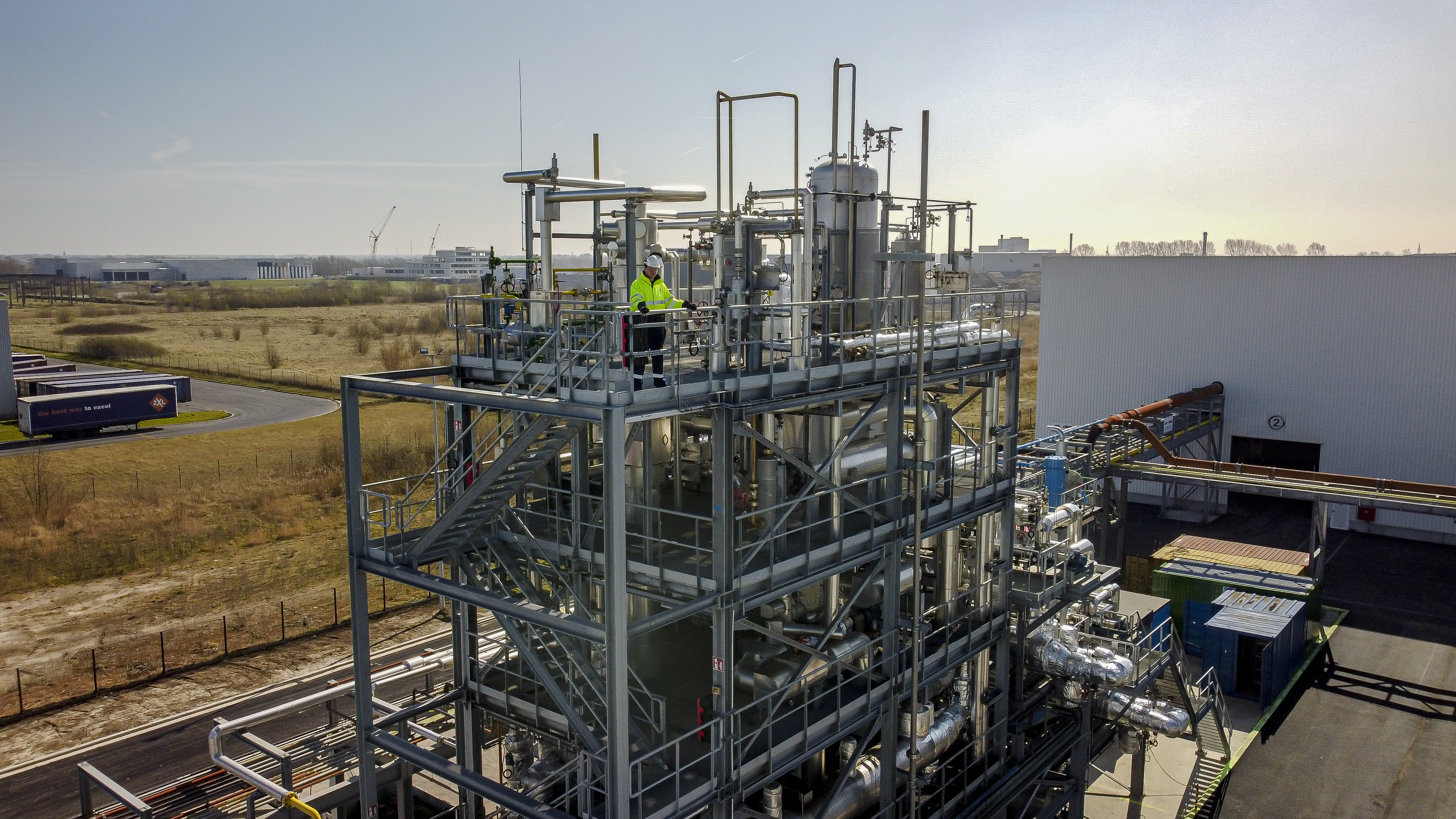 BlueAlp circular plastic plant 