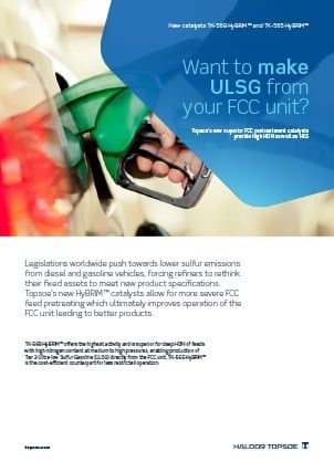 Want to make ULSG from your FCC unit?