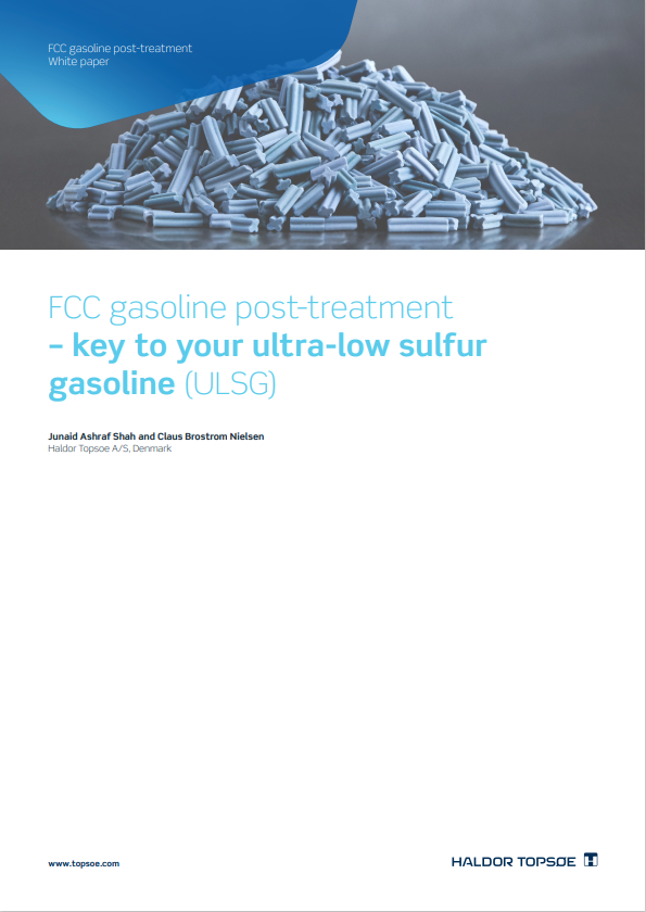 FCC gasoline post-treatment - key to your ultra-low sulfur gasoline (ULSG) FCC gasoline post-treatment - key to your ultra-low sulfur gasoline (ULSG)
