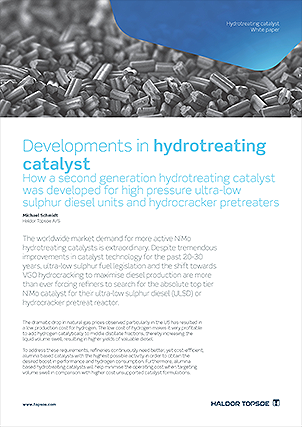 Developments in hydrotreating catalyst