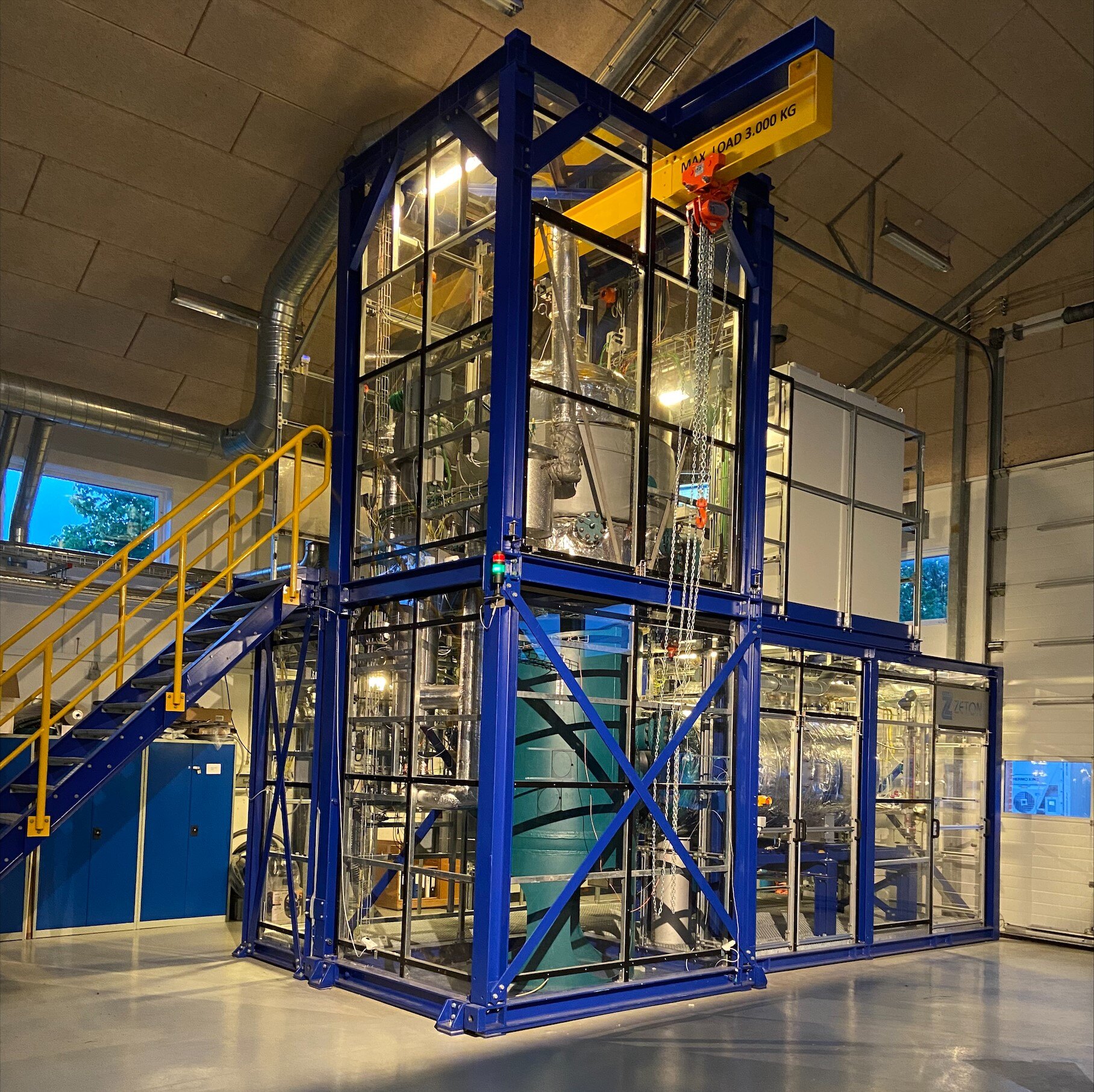 The FrontFuel SynFuels demonstration project demonstrating synthetic fuel production from biogenic resources. Topsoe’s eREACT™ technology and Sasol’s Fischer-Tropsch (FT) technology.