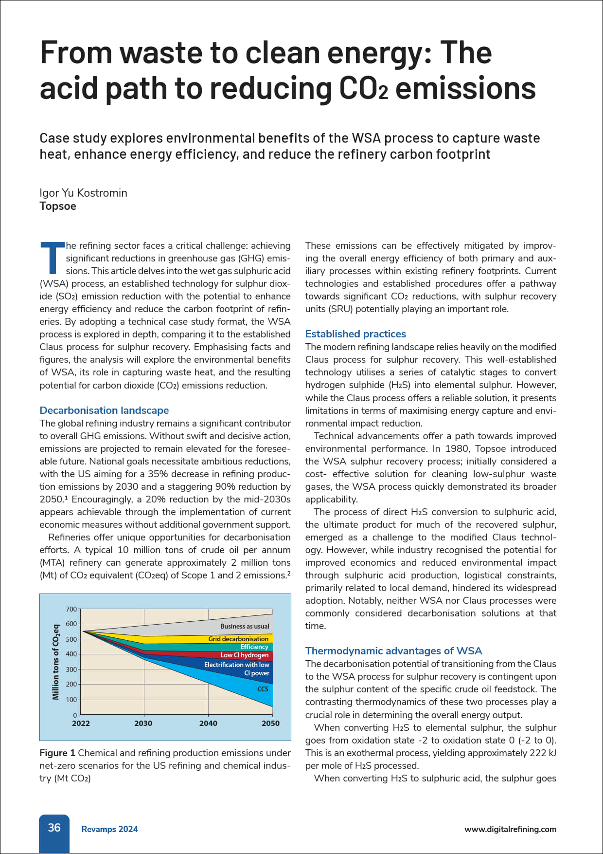 From waste to clean energy: The acid path to reducing CO2 emissions