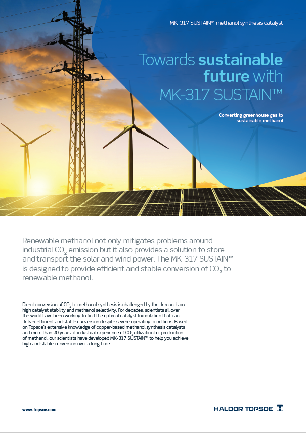 Towards sustainable future with MK-317 SUSTAIN™ Towards sustainable future with MK-317 SUSTAIN™
