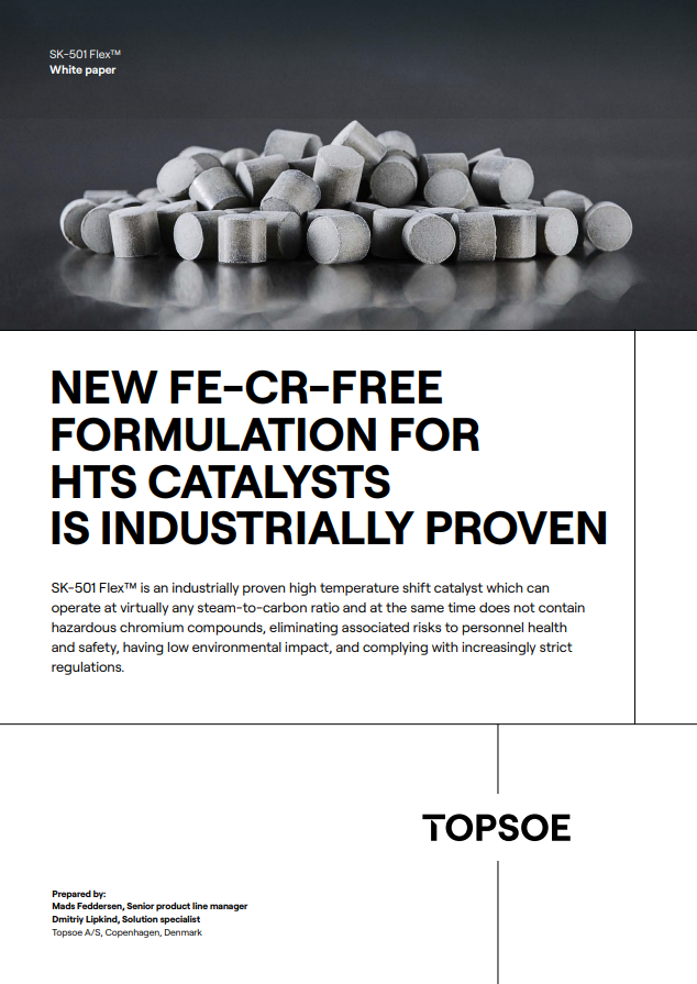 NEW FE-CR-FREE  FORMULATION FOR  HTS CATALYSTS  IS INDUSTRIALLY PROVEN