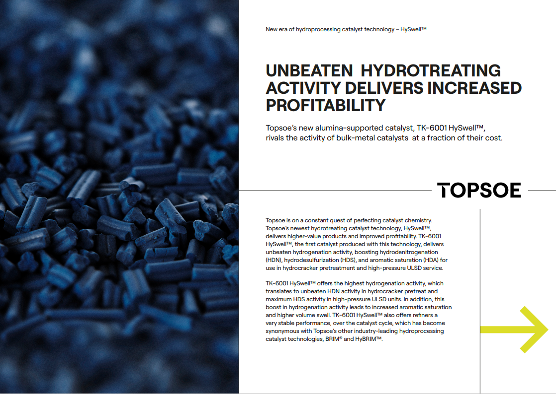 Unbeaten hydrotreating activity delivers increased profitability