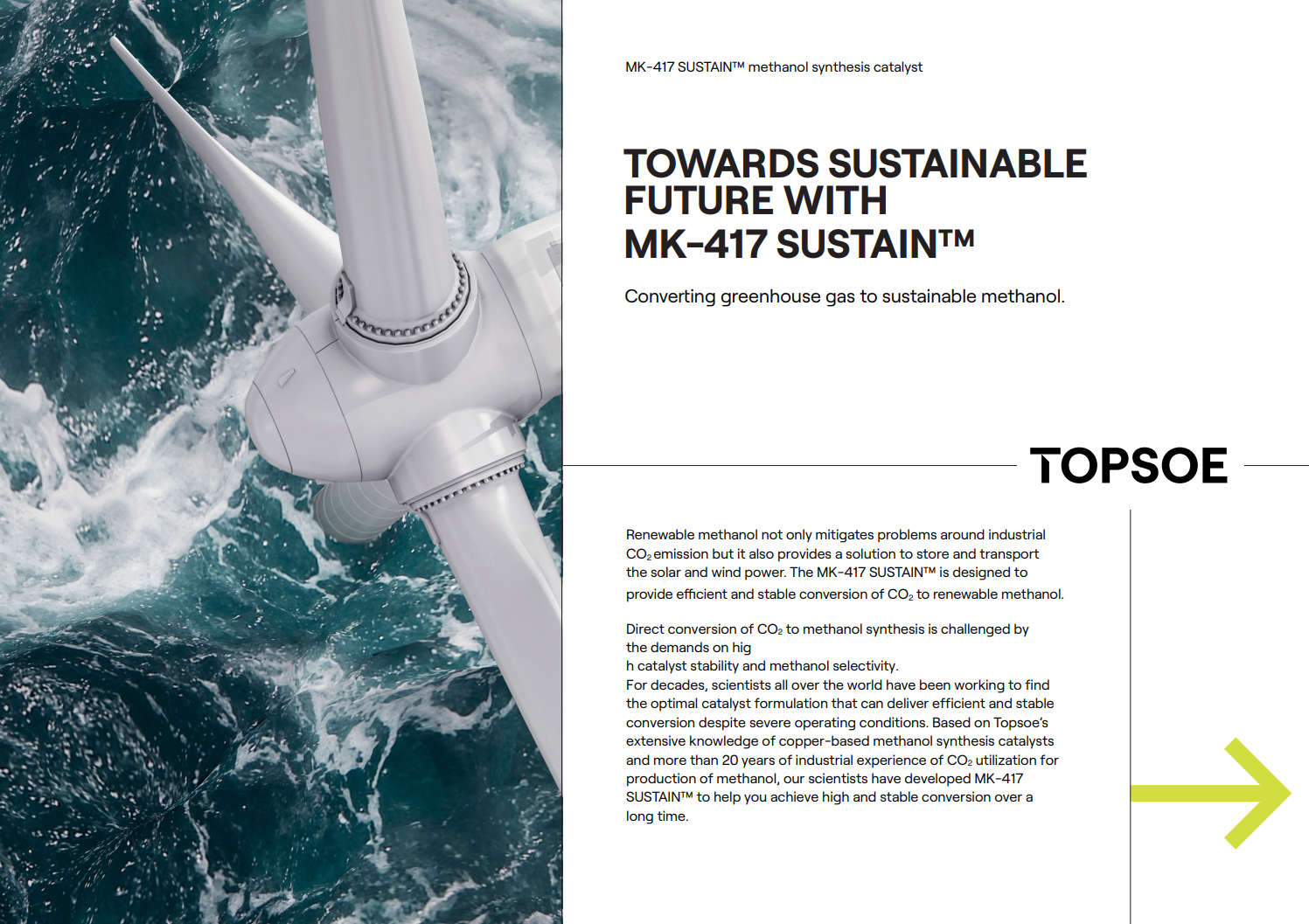 TOWARDS SUSTAINABLE FUTURE WITH MK-417 SUSTAIN™