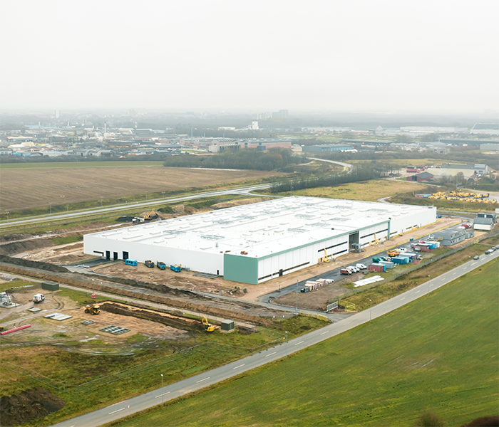 View of SOEC manufacturing facility in Herning, Denmark