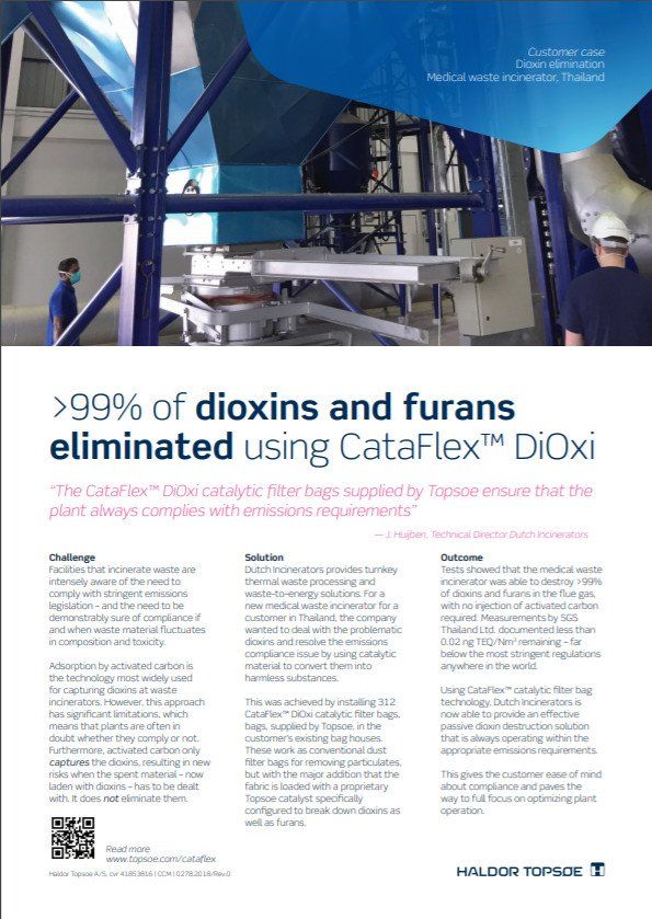 Dioxin elimination Medical waste incinerator, Thailand