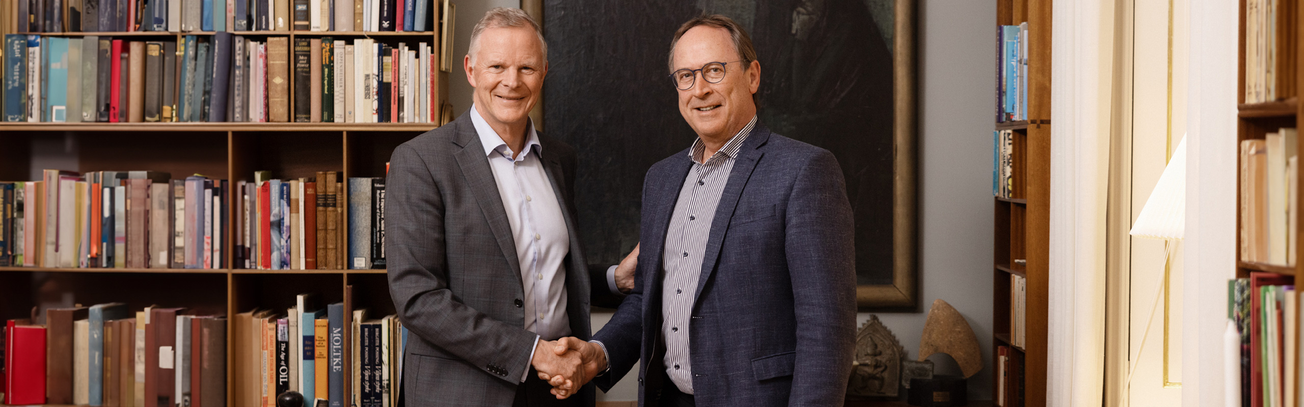 Roeland Baan, Topsoe CEO, and Fleetwood Grobler, Sasol President and CEO