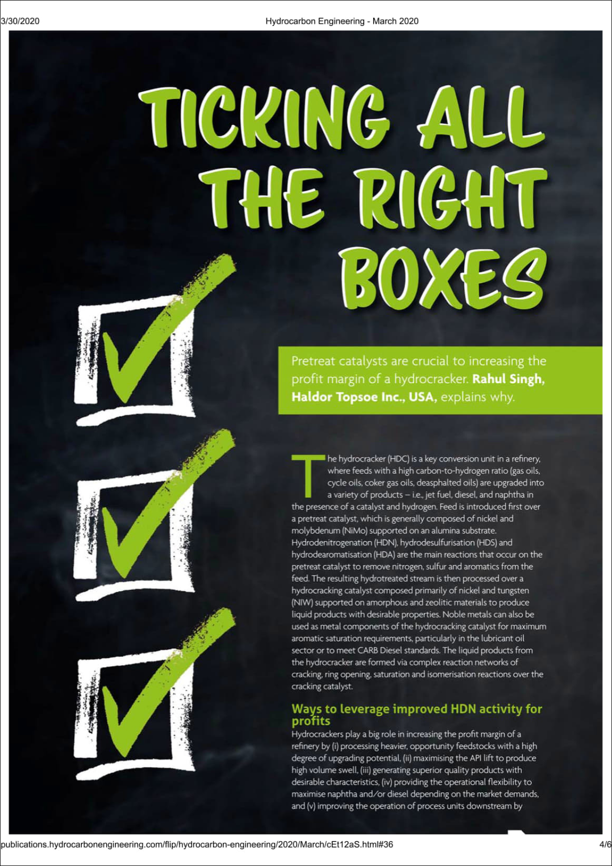 Ticking all the right boxes featured Image