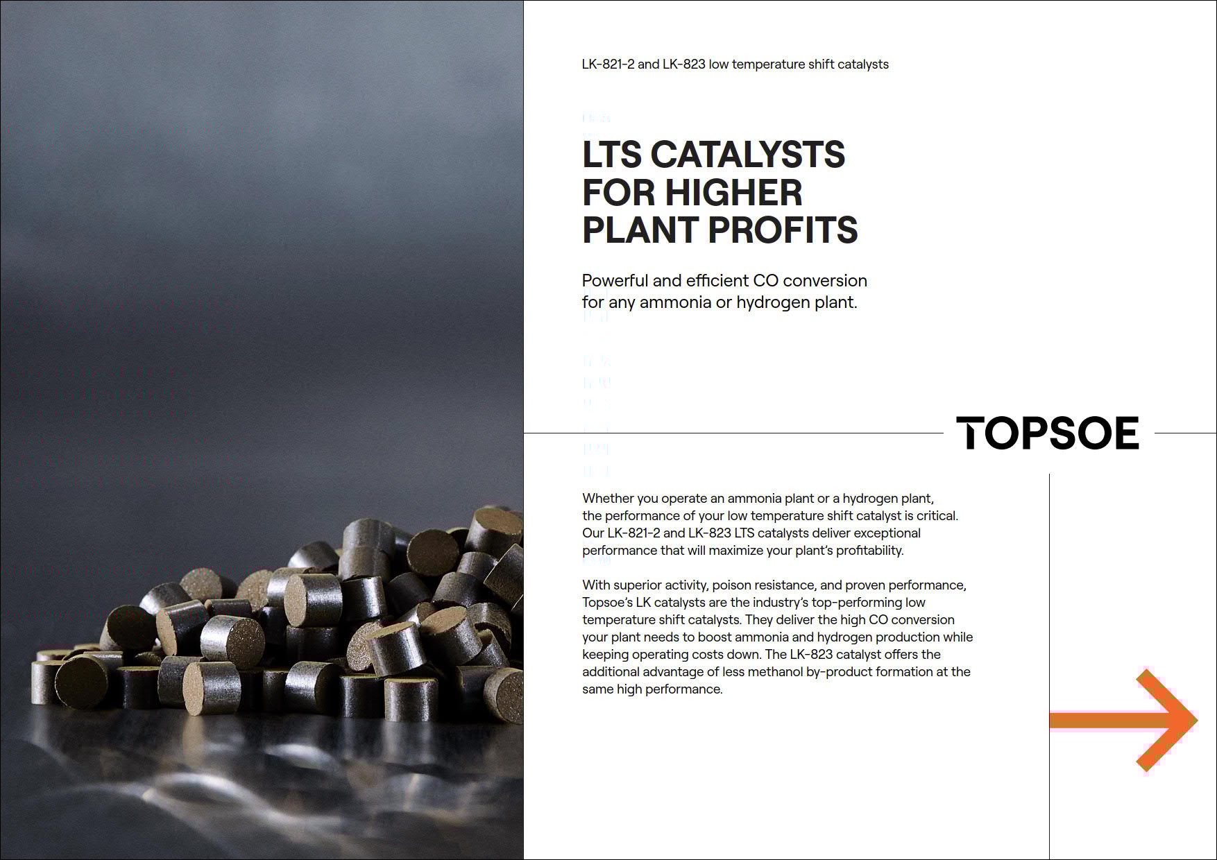 LTS catalysts for higher plant profits