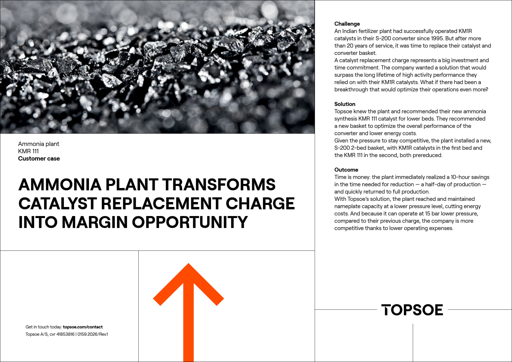 Ammonia plant transforms catalyst replacement charge into margin opportunity featured Image