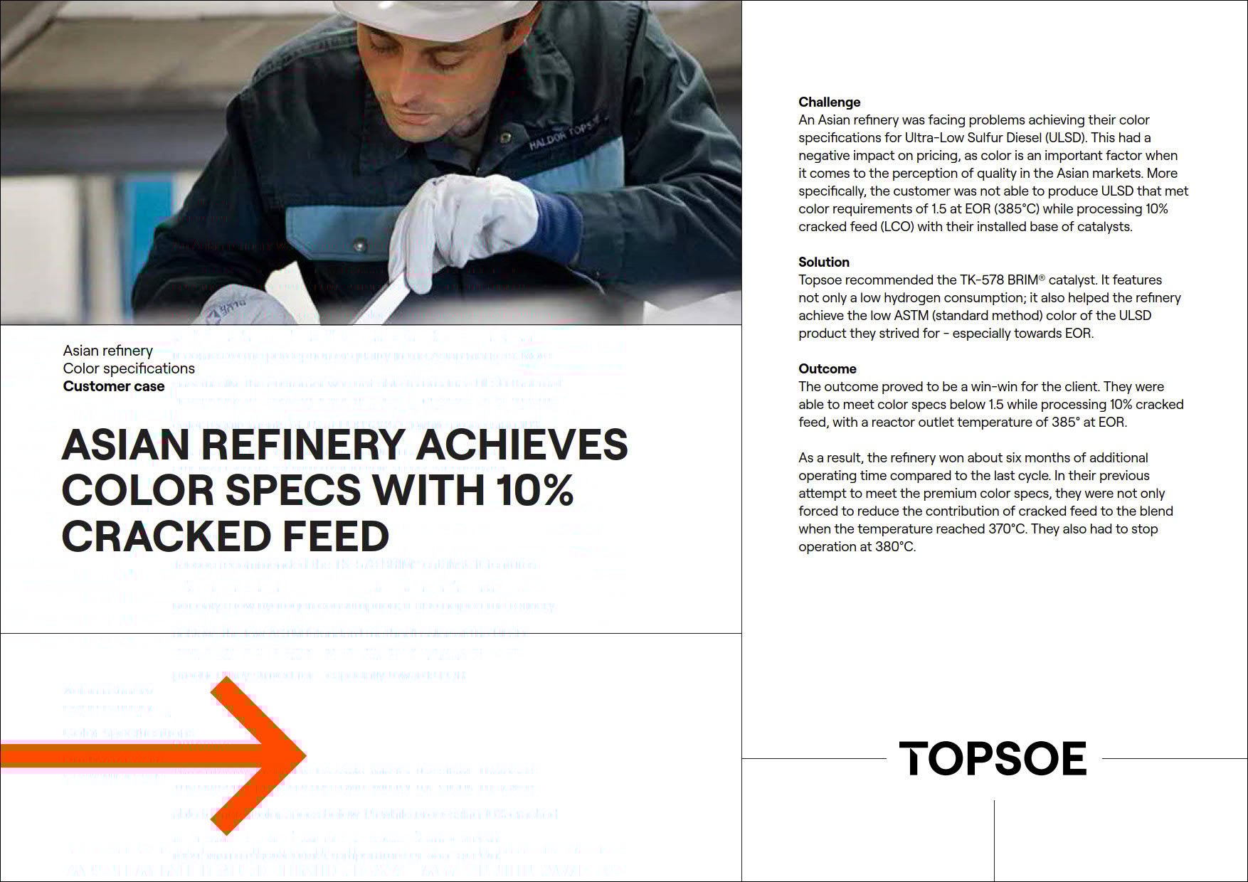 Asian Refinery Achieves Color Specs With 10% Cracked Feed