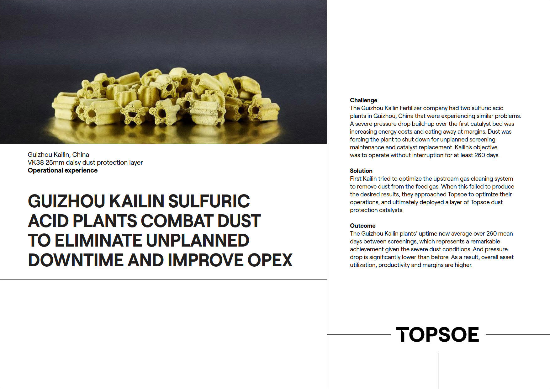 Guizhou Kailin sulfuric acid plants combat dust to eliminate unplanned downtime and improve Opex