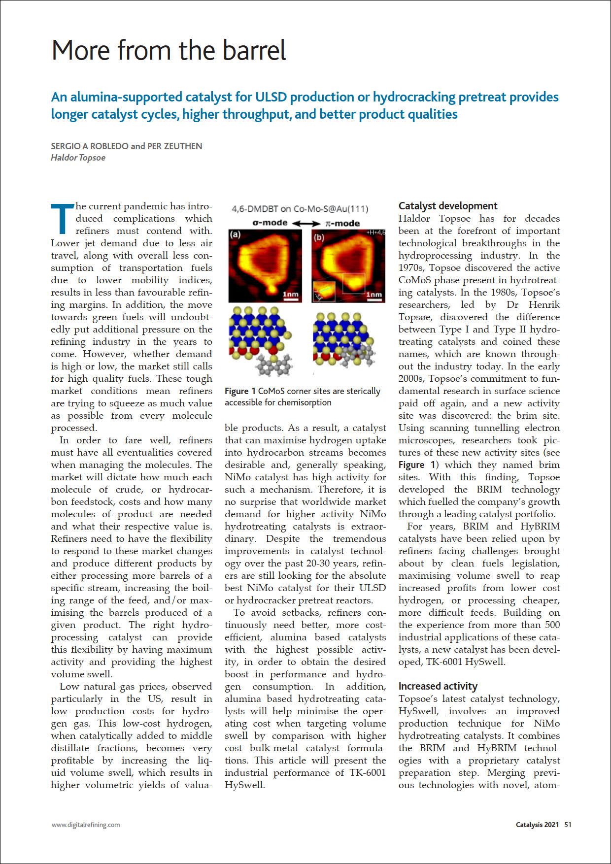 More from the barrel - article from PTQ 2021 Catalysis issue