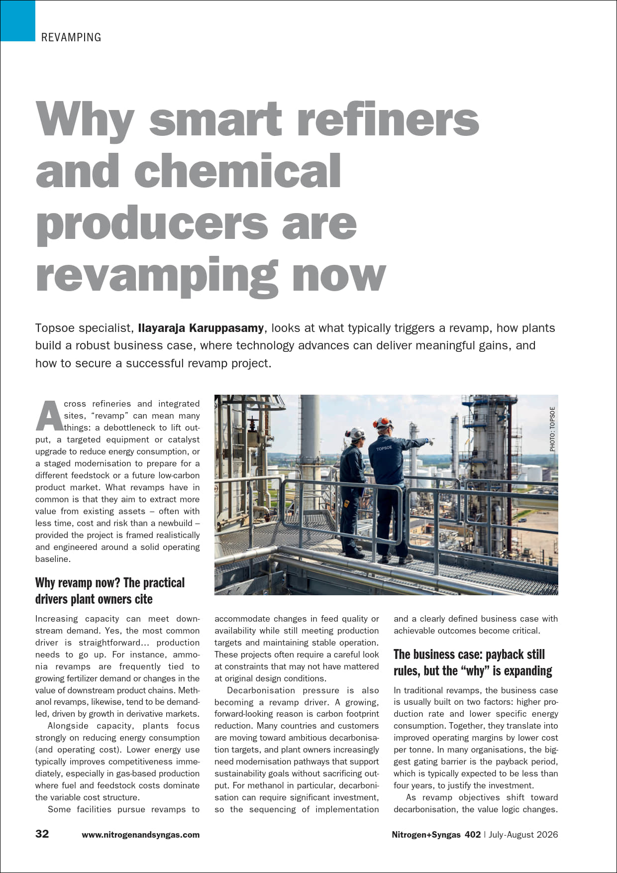 Why smart refiners and chemical producers are revamping now featured Image