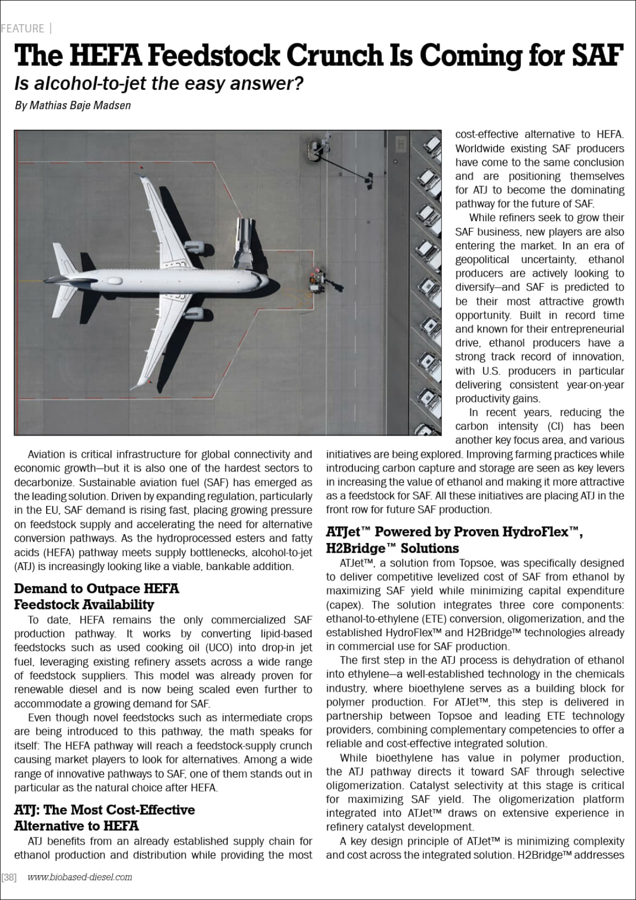 The HEFA Feedstock Crunch Is Coming for SAF Is alcohol-to-jet the easy answer? featured Image