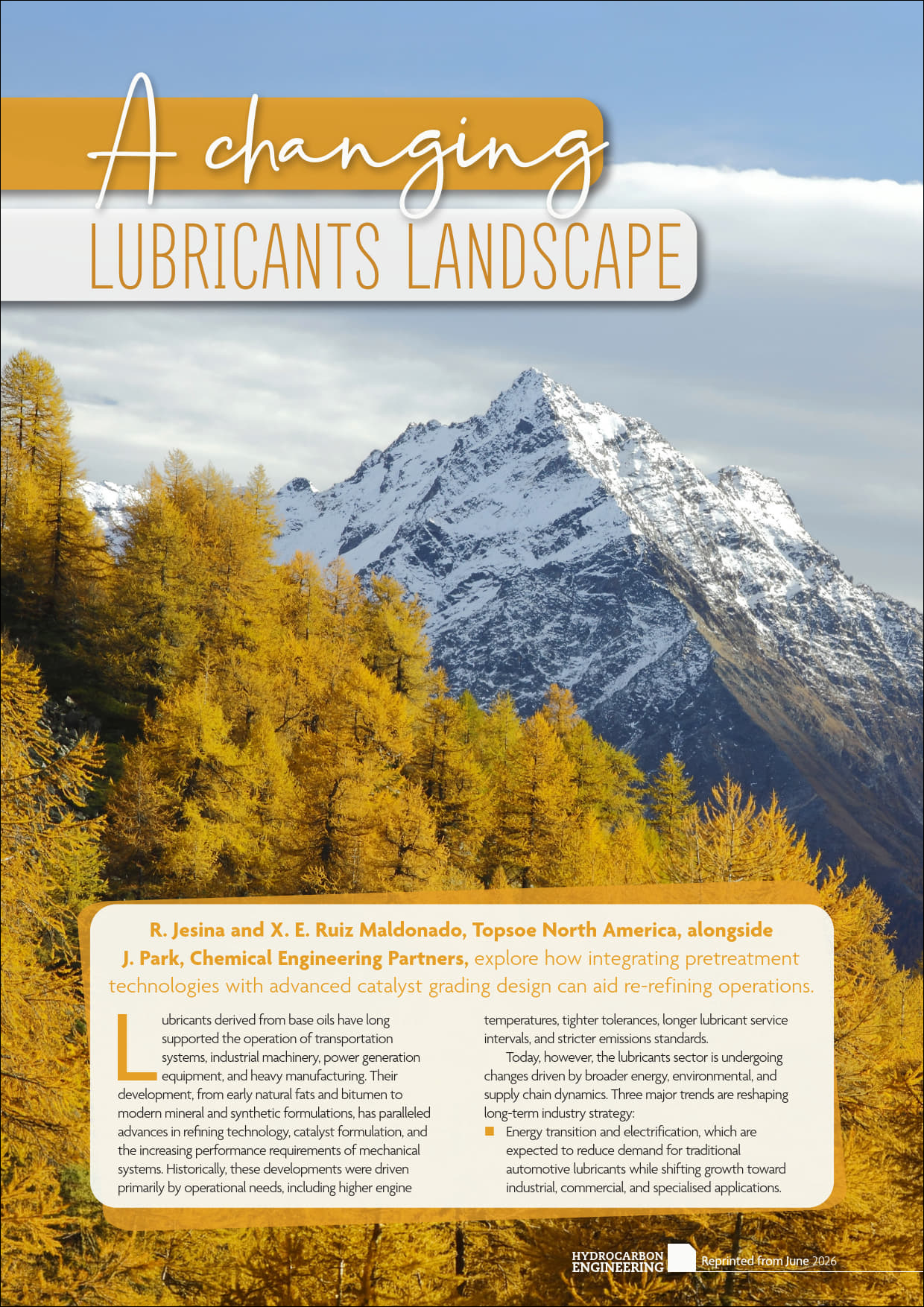 A changing lubricants landscape featured Image